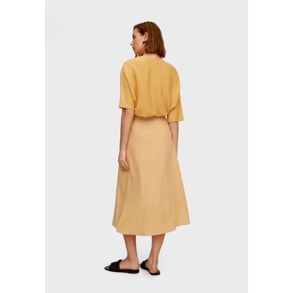 Mango Belted Front Slit Midi Skirt - Picture 11 of 11